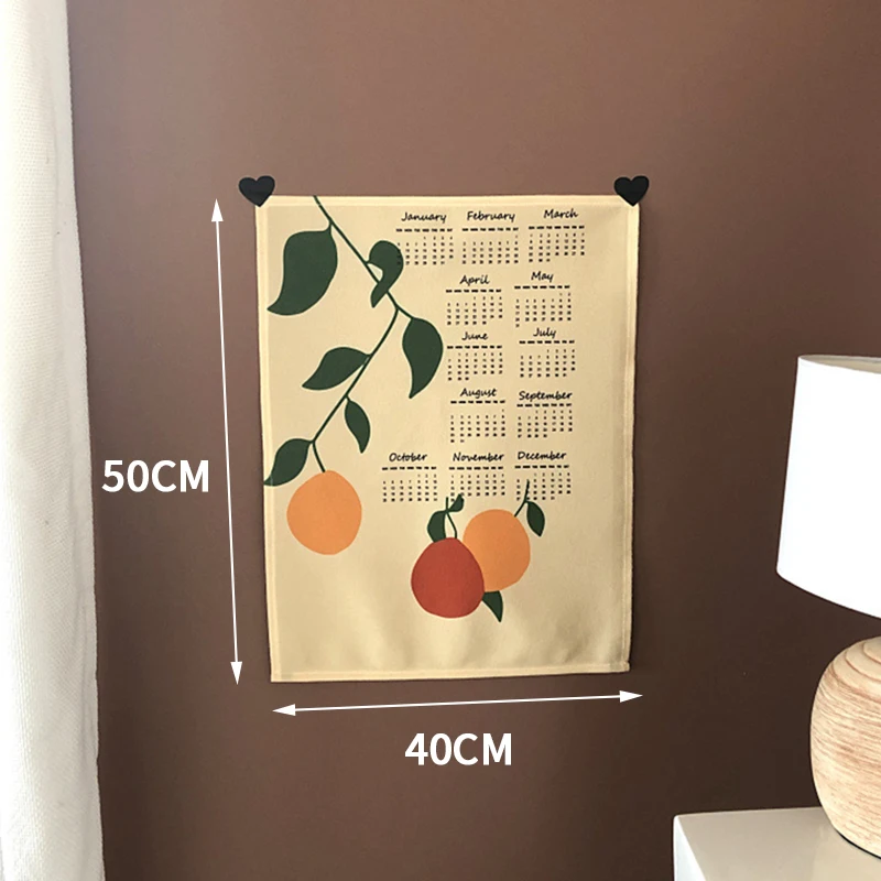 

Abstract Pattern Wall Calendar Nordic Tapestry Living Room Wall Decorative Background Cloth Bedroom Washable Hanging Calendars