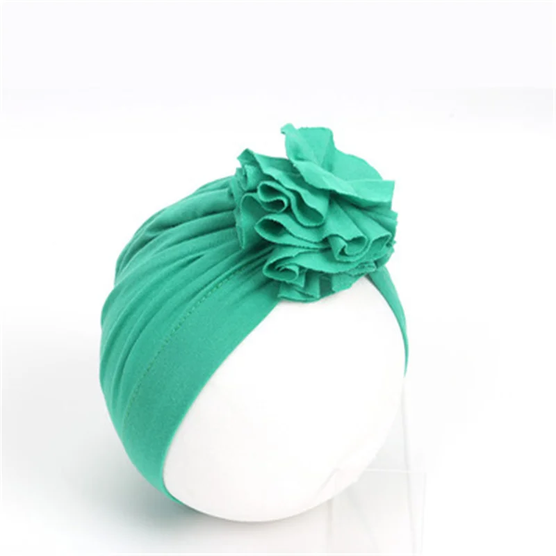 New Fashion Flower Baby Hat Newborn Elastic Baby Turban Hats for Girls 10 Colors Cotton Infant Beanie Cap New Fashion Flower Baby Hat Newborn Elastic Baby Turban Hats for Girls 10 Colors Cotton Infant Beanie Cap