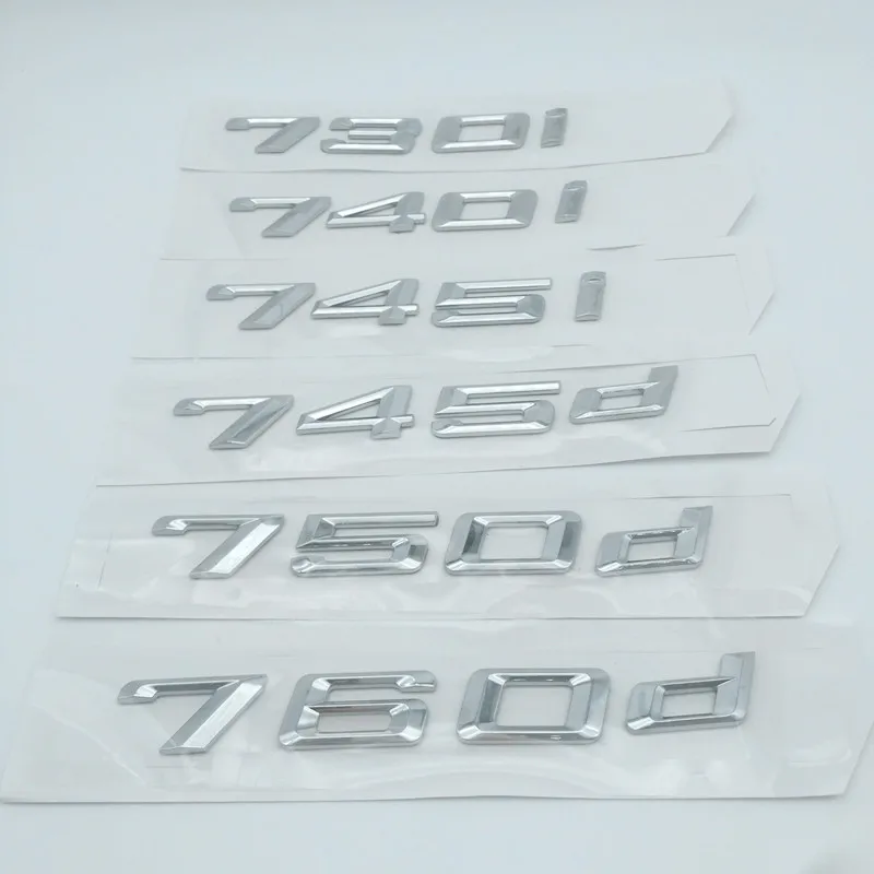 1 шт. ABS 7 серия 725i 728i 730i 735i 740i 725d 728d 730d 735d 740d Автомобильная буква задний хвост