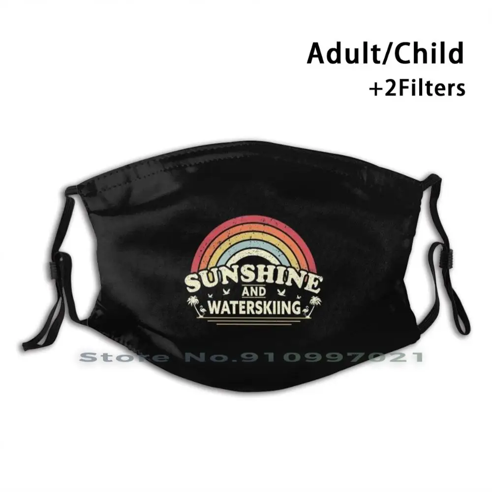 

Товары для водных лыж для мужчин и женщин. Ретро, загородный принт пользовательский дизайн для детей Взрослые маски против пыли фильтр прин...