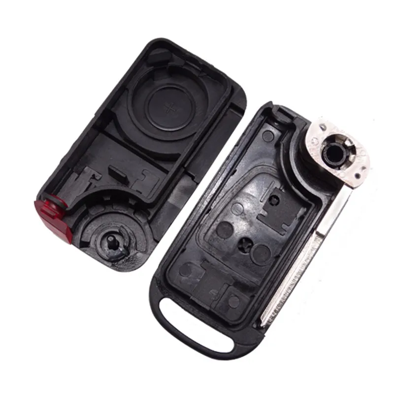 

Wilongda 2 button flip key shell with hu58 hu92 blade for BENZ car key case replacement