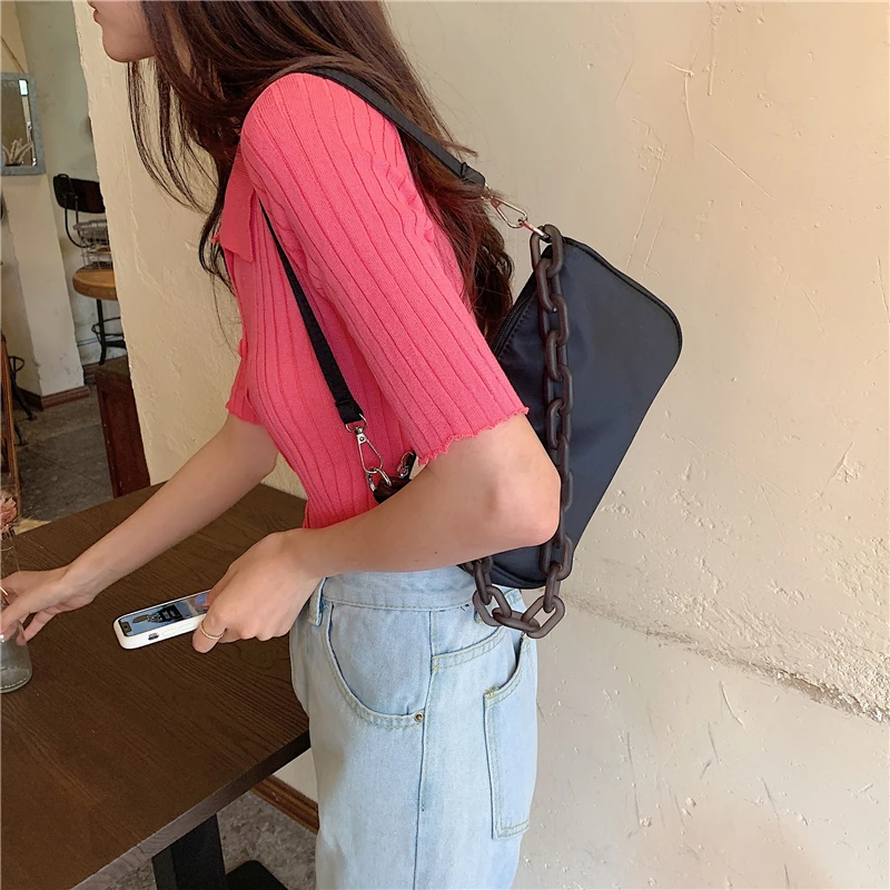 Корейская нишевая дизайнерская сетчатая красная одинаковая сумка Новинка лета