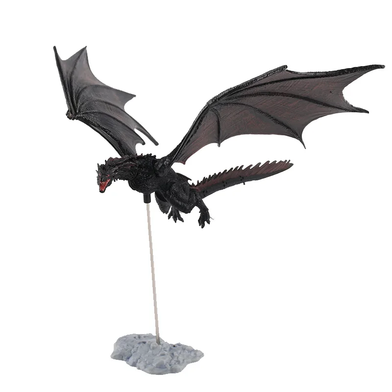14 см фигурка игра ледяной дракон престолов дрогон Viserion МакФарлейн Делюкс Коллекция игрушек модель для детей - Цвет: Drogon without box