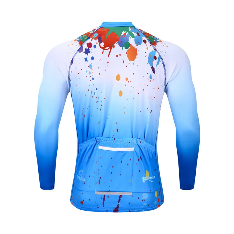 

2021 Men's Cycling Clothing Jersey Only Long Sleeves Bicicleta Ropa Ciclismo MTB Bike Bicycle Breathable Clothing Men Full Amboz