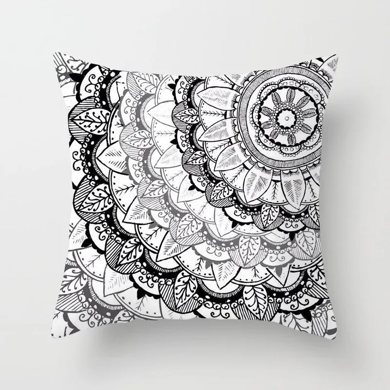 Fuwatacchi наволочки с геометрическим рисунком мандала цветок подушки Чехол для дома