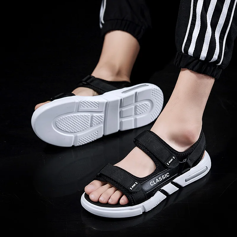 

Roman Sandals Men Sandals Summer Mens Sandalias Playa Hombre Men Flat Comfort Rubber Gladiator Outdoor Shoes Sandles Luxury