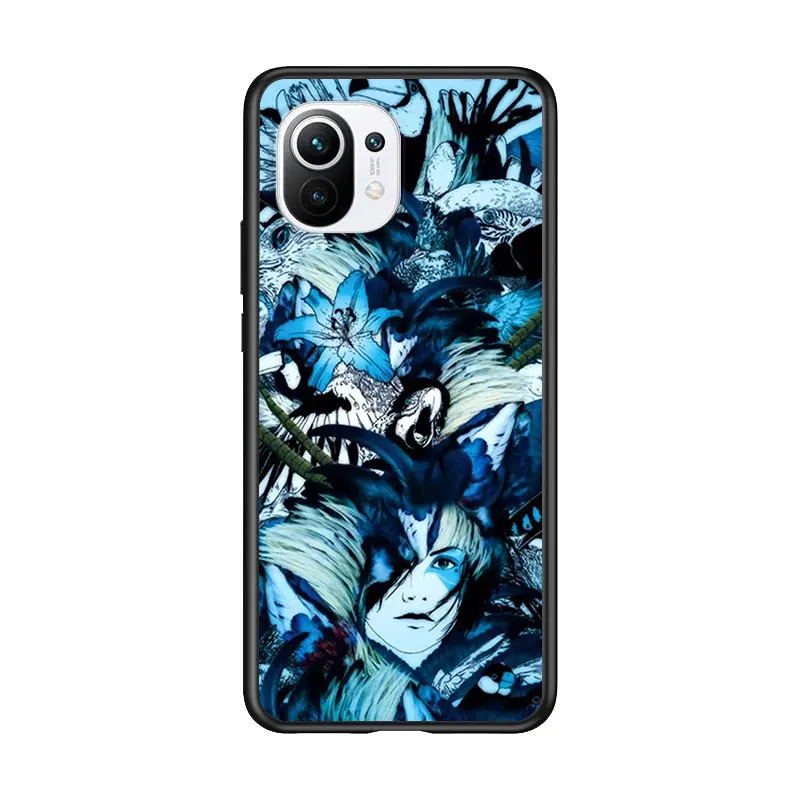 

Flower Girl Color Art for Xiaomi Mi 11 10T Note 10 Ultra 5G 9 9T SE 8 A3 A2 A1 6X Pro Play F1 Lite 5G Black Phone Case