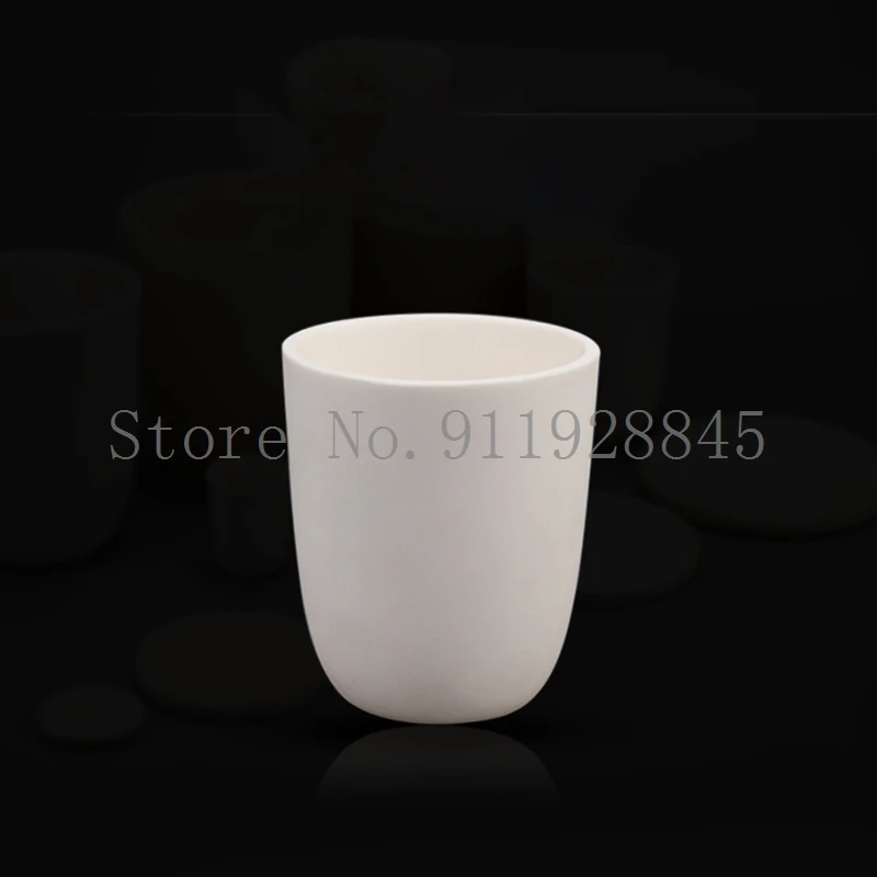 Глиноземный зольный тигель с крышкой для научных исследований 1 шт. лаборатория