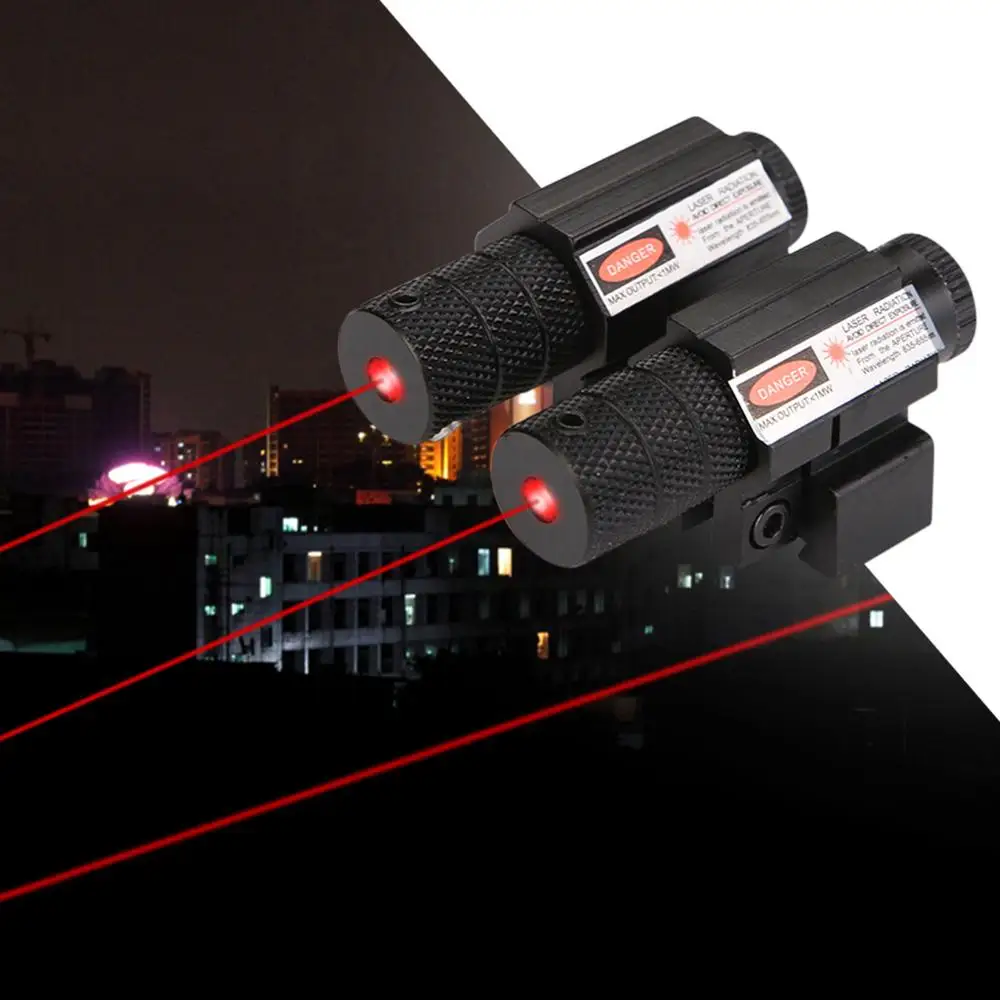 Tactical Red Dot Laser Sight Scope for Air Gun Rifle Weaver Adjustable 11/20mm Picatinny Rails Mount Rail Hanging Pointer | Инструменты