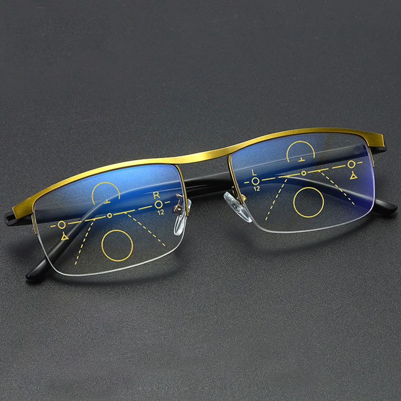 Очки для чтения с прогрессивным мультифокусом компьютерные мульти-фокальные