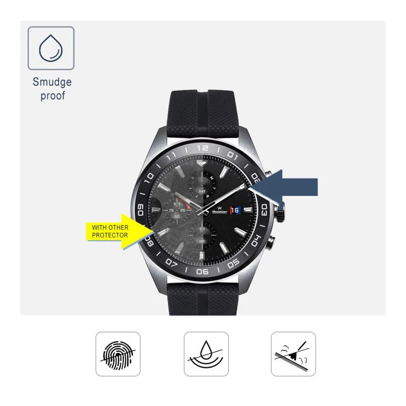 Защитное стекло 2.5D для LG W7 G Watch R W110 W150 защитная пленка из закаленного стекла 2 шт. |