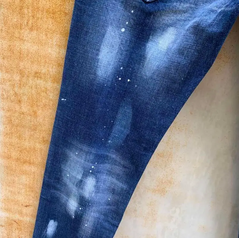 2021 New ripped jeans classic,Authentic DSQUARED2,Retro,Italian brand ,Women/Men Jeans,locomotive,Jogging jeans,DSQ007