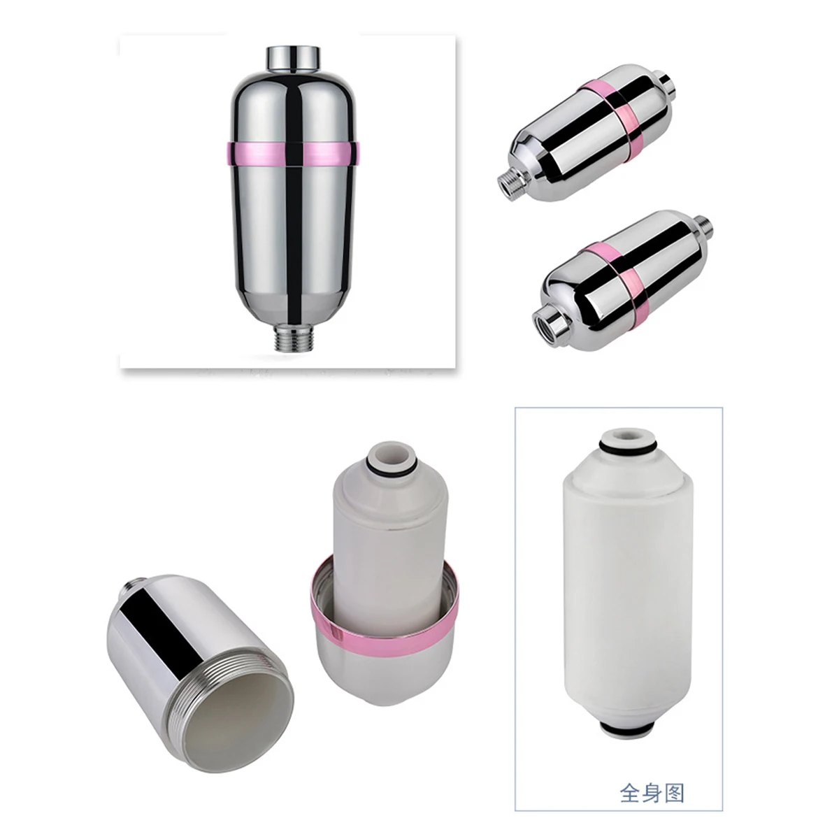 15 Bathroom Shower Filter Bathing Water Filter Purifier Water Treatment Health Softener Chlorine Removal Water Purifier