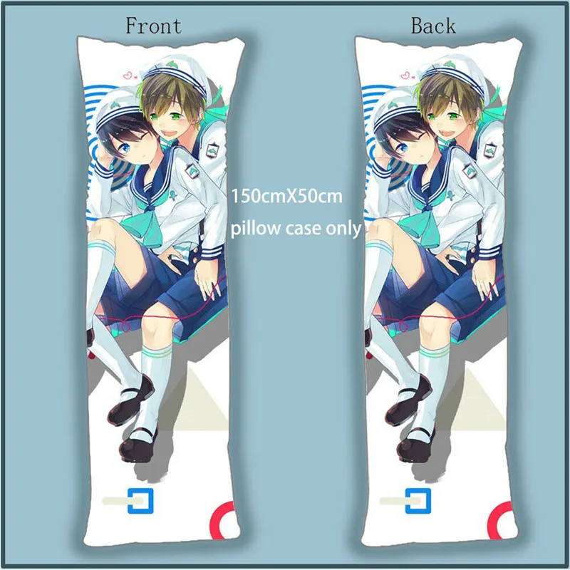 Наволочка для подушки на тело бесплатно Tachibana Makoto Nanase Haruka Сейлор дакимакура аниме