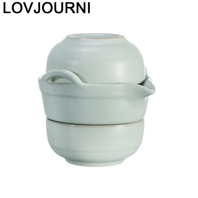 

Mutfak Aksesuarlari Kitchen Travel Garden Teaset Cucina Kung Fu Vintage Home Decoration Accessories China Pot Chinese Tea Set