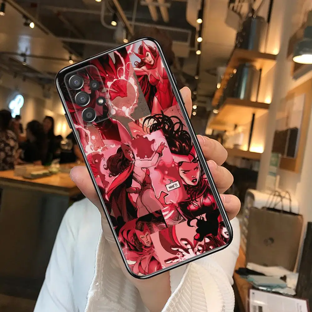 Чехол для телефона Scarlet Witch корпус Samsung Galaxy A70 A50 A51 A71 A52 A40 A30 A31 A90 A20E 5G a20s черный