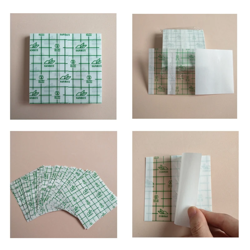 Медицинская прозрачная лента дышащая тату-пленка из полиуретана наклейка