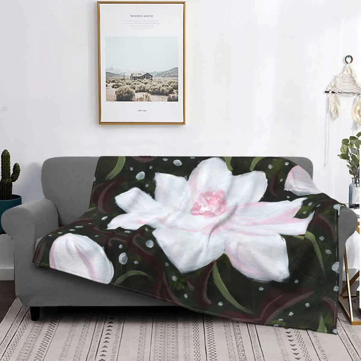 

Покрывало из Луизианы и магнолии, покрывало для кровати в клетку, детское одеяло, одеяло, двойное одеяло, плед и одеяло