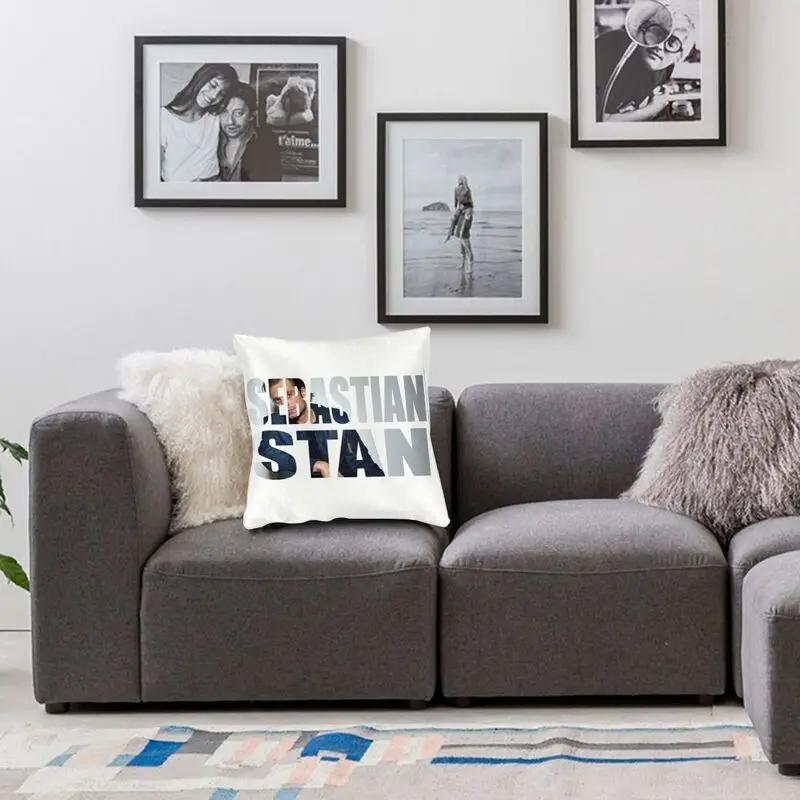 Мягкая Красивая наволочка Себастьян Стэн домашняя декоративная для подушки с