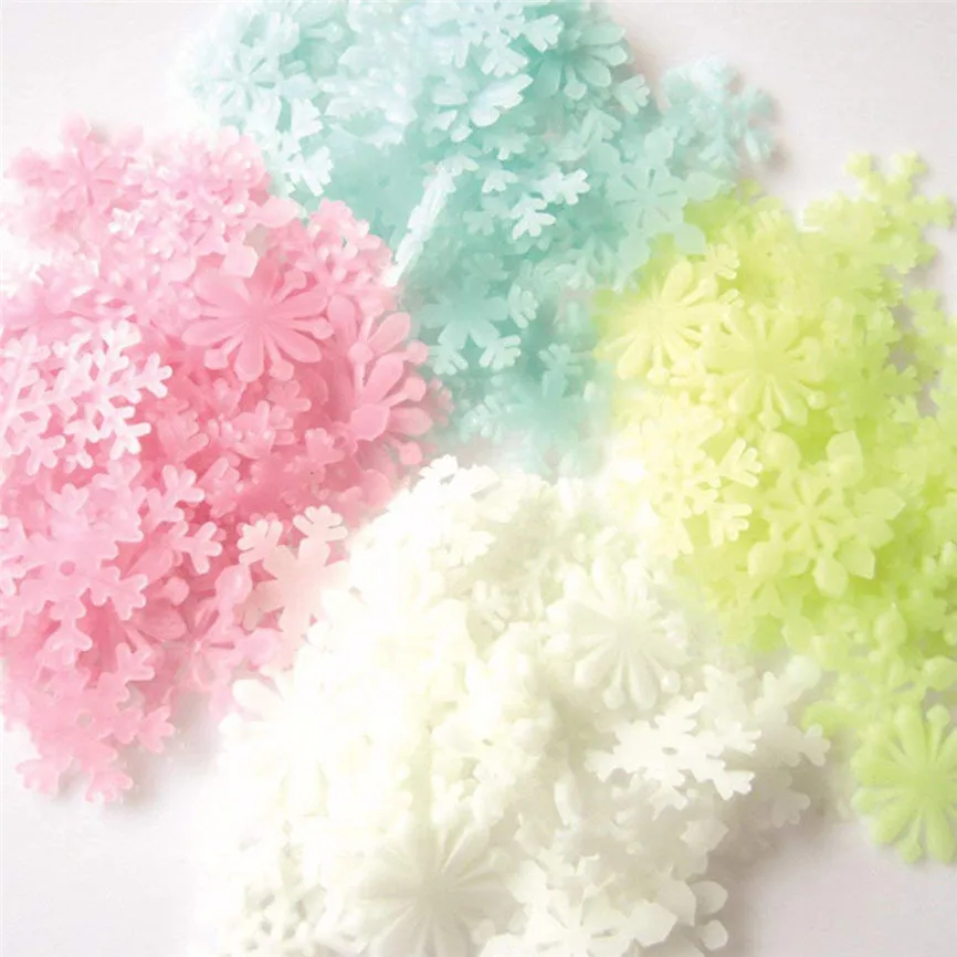 50 шт. украшения на окна для детской спальни флуоресцентные светится в темноте