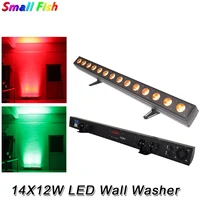 4x factory directly sales 14x12w rgbwa uv 6 colors led bar wall wash lights dmx512 indoor dj lighting shows equipments