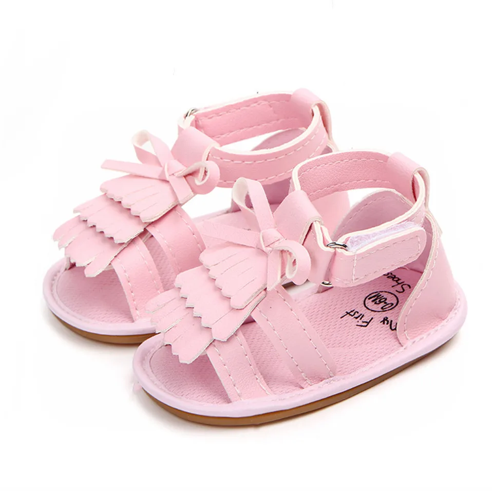 Новая обувь для маленьких девочек Сандалии новорожденных Летние сандалии из