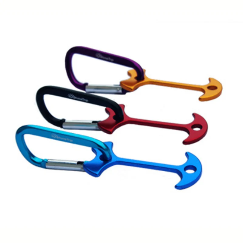 

Aluminum Alloy 7d Quick Clip Tactical Outdoor Equipment Tools Multifunctional Mountaineering Buckle EDC Knapsack Safety