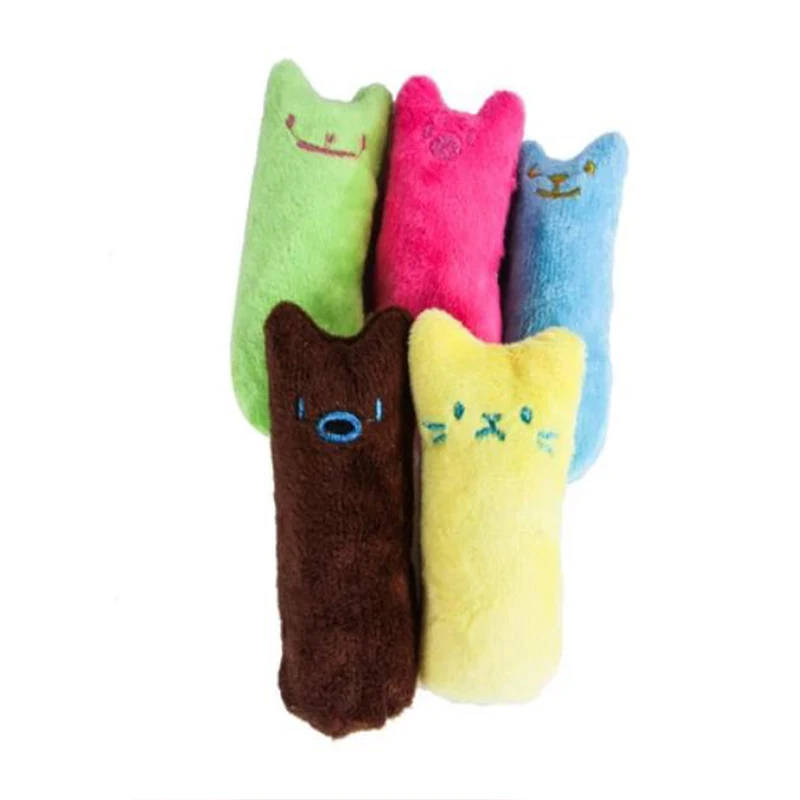 

Teeth Grinding Catnip Toys Funny Interactive Plush Cat Toy Pet Kitten Chewing Vocal Toy Claws Thumb Bite Cat mint For Cats hot