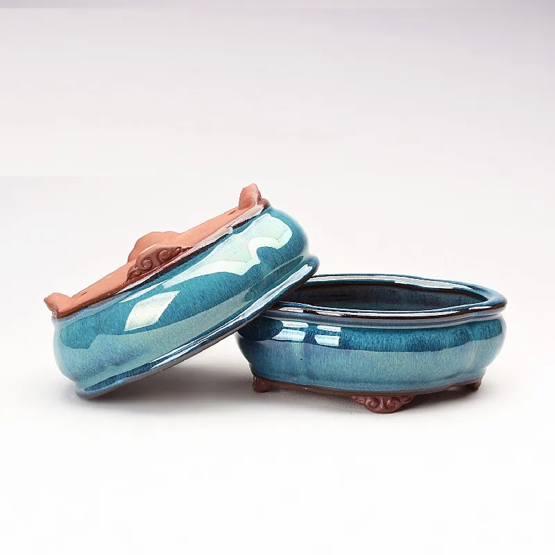 Креативный цветочный горшок бонсай в китайском стиле керамический для растений