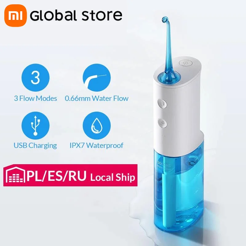 Портативный ирригатор для полости рта Xiaomi SOOCAS W3 Стоматологический Ирригатор