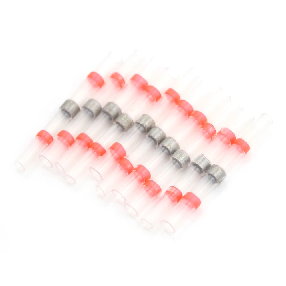 10 шт. водонепроницаемый термоусадочный соединитель стыковой проволоки припоя