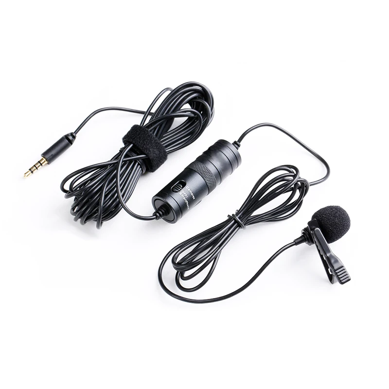 JAYETE Mini Lavalier Tie Microphone Omnidirectional 3.5mm Jack Clip-on Collar Mic For DSLR Cameras Computer Mobile Phone | Электроника