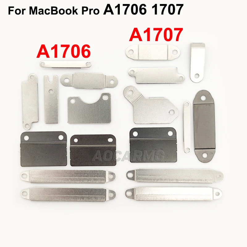 aocarmo for macbook a1706 a1707 metal sheets bracket plate flex cable holder cover fixed buckle full set crimping line parts free global shipping