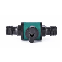 16mm hose quick connect plastic garden with shut off with valve for water hose coupling release