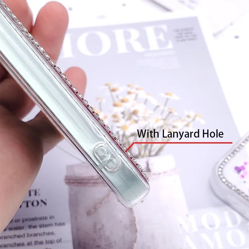 

OnePlus 8 Pro DIY Handmade Glitter Perfume Bottle Phone Case For 1+8 t 9 9Pro Nord N10 N100 8T Clear Bumper Back Cover For Women