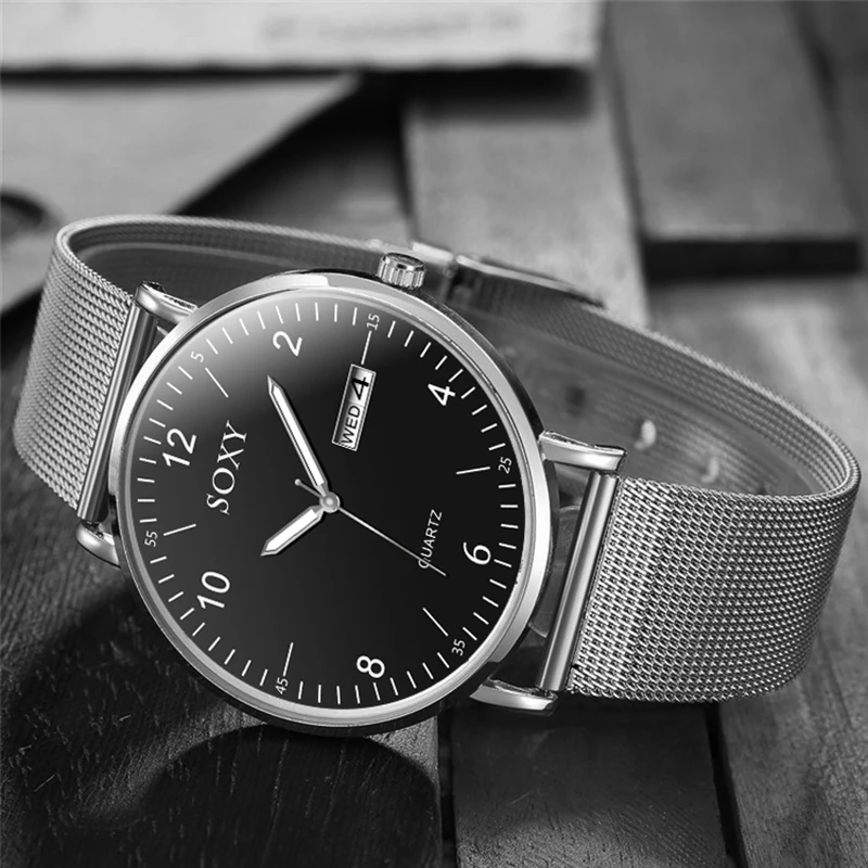 Спортивные кварцевые часы мужские брендовые Роскошные деловые модные