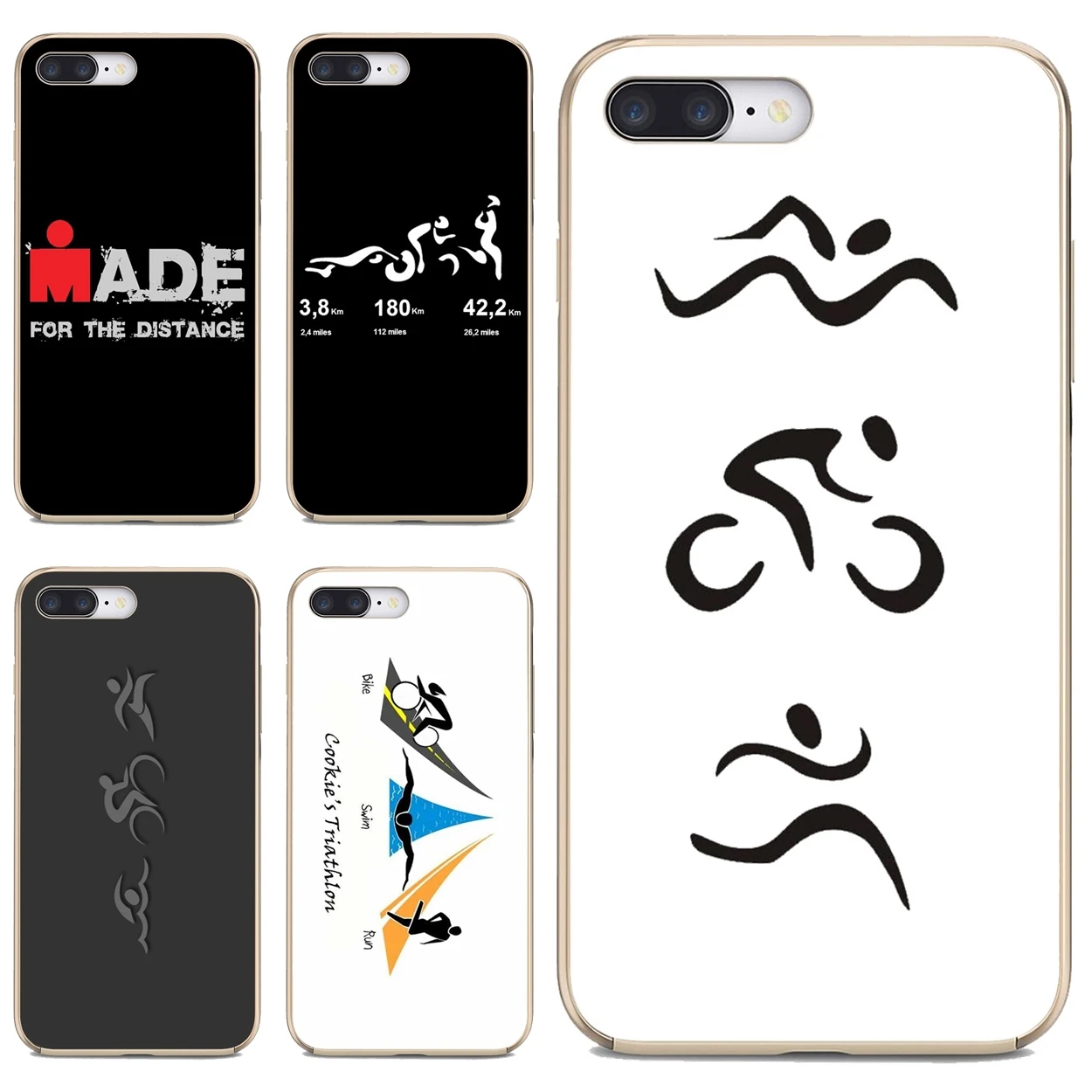 

Cell Phone Cover For iPod Touch iPhone 10 11 12 Pro 4S 5S SE 5C 6 6S 7 8 X XR XS Plus Max 2020 Item-Triathlon-Ironman