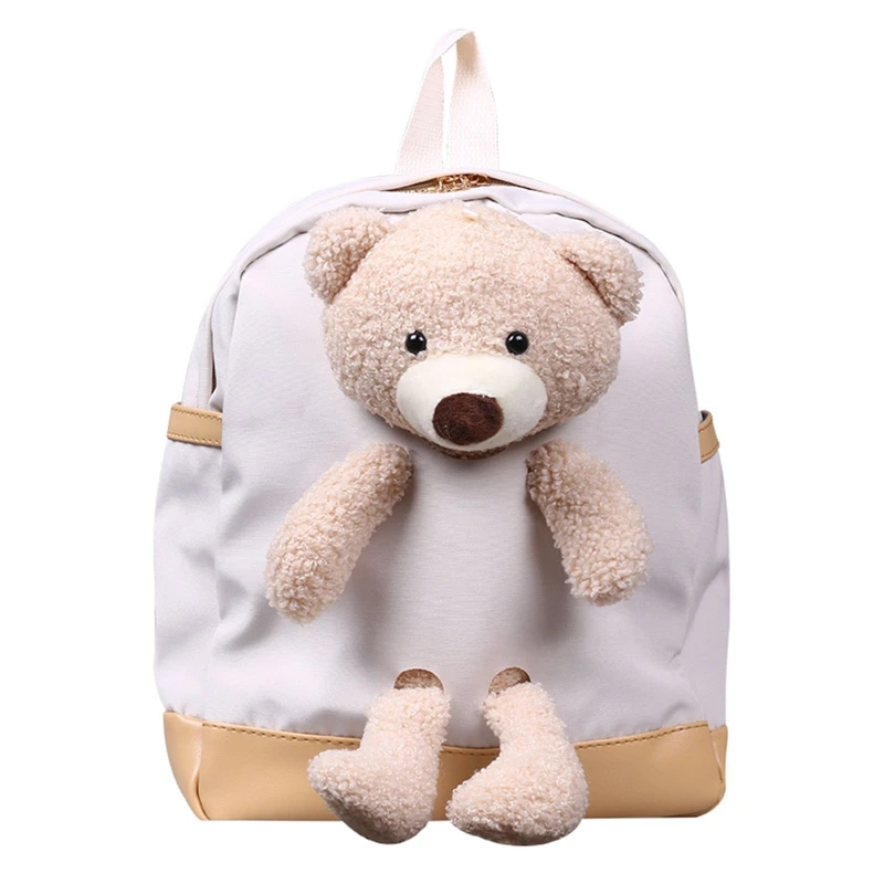 

Cute Cartoon Plush Bear Kids Backpacks Stuffed Animal Toddler Toy for Boys Girls LX9F
