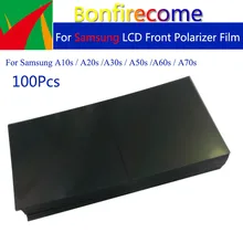 100Pcs\lot LCD Polarizer Film For Samsung A10s A20s A30S A50s A60s A70S Polarizer Display Screen Replacement