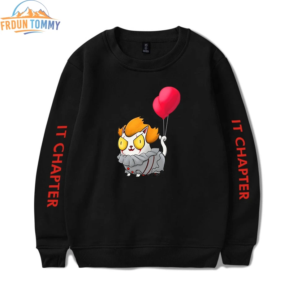 Мужская Длинная толстовка Stephen King's It 2 модная повседневная из хлопка с принтом