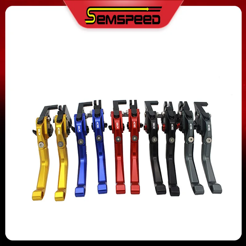 

Motorcycle Clutch Brake Levers For HONDA NC700S NC700 S 2012-2015 NC 700 S 2016-2020 SEMSPEED CNC 3D Ripple Folding Short Levers