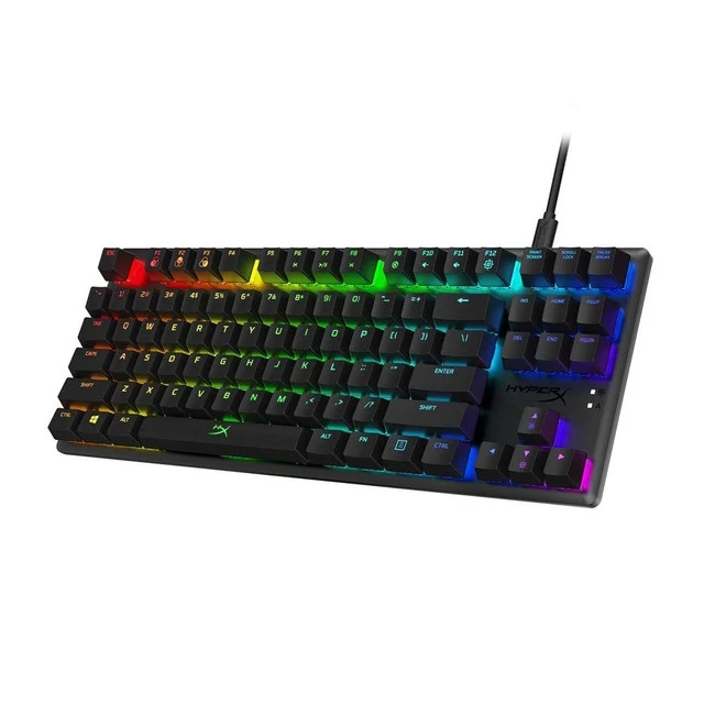 Клавиатура HyperX Origins Core Blue HX-KB7BLX-RU механическая проводная черная 87 клавиш RGB |