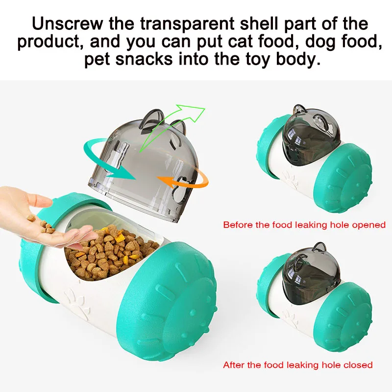Интерактивная миска для собак и кошек с мячиком игрушка тренировочные Игрушки