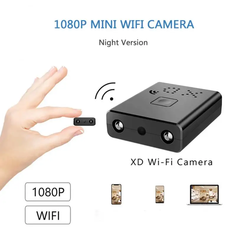 

Mini Wifi Camera Full HD 1080P Home Security Camcorder Night Vision Micro Secret Cam Motion Detection Video Voice Recorder