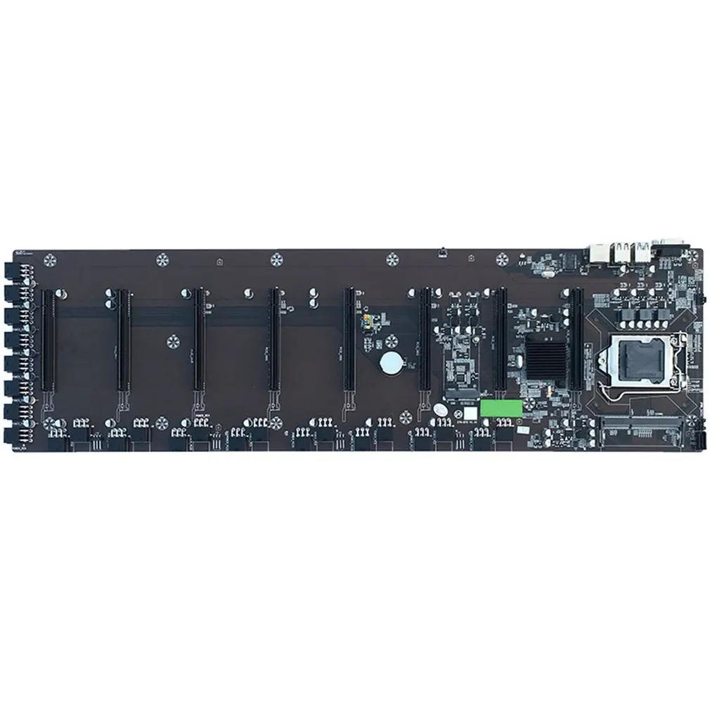 Billig Durable B75 In-linie 8-karte BTC Multi-graphics 8-karte Für Motherboard Große-abstand Bergbau Für Motherboard