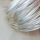 Проволока из серебра 925 пробы для самостоятельного изготовления ювелирных изделий, 50 см
