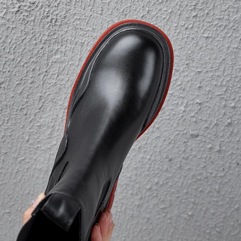 Роскошные Ботинки Челси 2021 женские ботинки на платформе зимняя обувь массивной