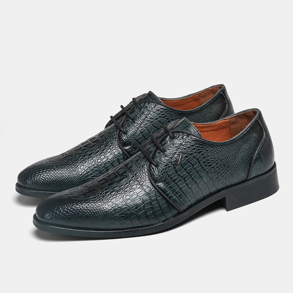 40-46 Мужские модельные туфли стильные удобные деловые # KD6267C6 | Обувь