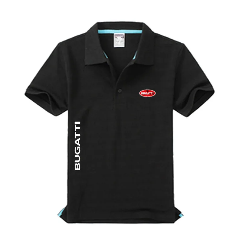 High quality Bugatti logo Polo shirt brand clothing men's fashion casual shirts | Мужская одежда