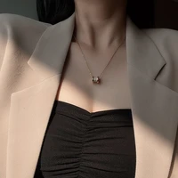 fashion small waist necklace female ins simple wild clavicle chain light luxury temperament pendant necklace female